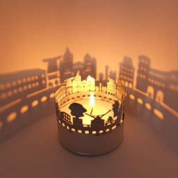 Trier Skyline Shadow Play - Beautiful Candle Projection Of Landmarks Ideal Souvenir For Fans Mesmerizing Room Decor - thumbnail 1