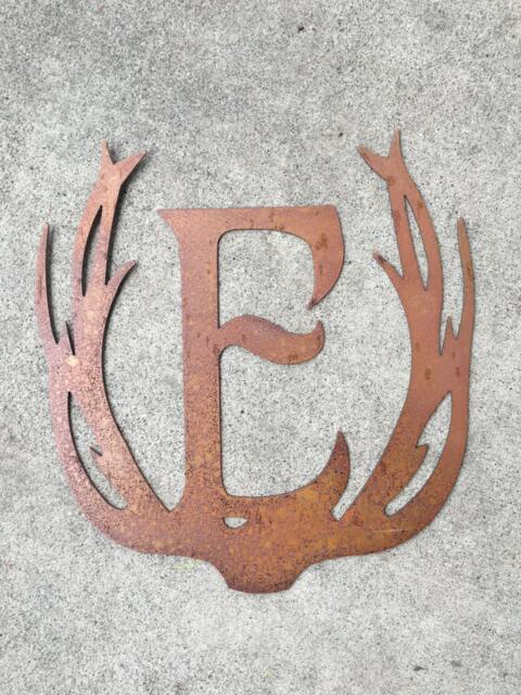 Metal Monogram Antler Wall Hanging - image 1