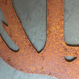 Metal Monogram Antler Wall Hanging - thumbnail 4