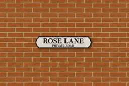 Custom Aluminium Road Sign - Powder Coated House Name Plaque - thumbnail 1
