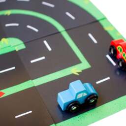 Toy Cars Race Track Play Mat Bundle Of Basic Set & Corner/Curve Pieces. Car Birthday - thumbnail 4