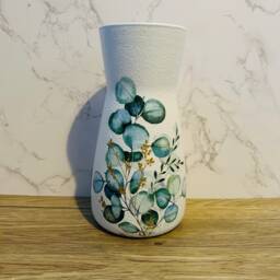 Green Eucalyptus Flower Vase, Gifts, Glass Decorations, Home Decor, Nature Decor - thumbnail 3