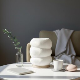 Dimmable Bedside Table Lamp - Modern Minimalist Desk Lighting - thumbnail 4