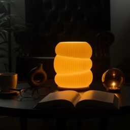 Dimmable Bedside Table Lamp - Modern Minimalist Desk Lighting - thumbnail 3