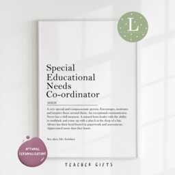 Special Educational Needs Coordinator Gift, Sen Teacher Gift, Send Print, Gifts, Gifts For Sen Teachers, Senco, Sen Card - thumbnail 3