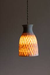 "Porcelain Pendant Lamp ""Meda Concave"