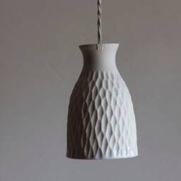 "Porcelain Pendant Lamp ""Meda Concave" - thumbnail 2