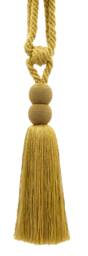 "Antique Double Ball Head Tassel Tiebacks, 9 1/2"" - 24cm, 30"
