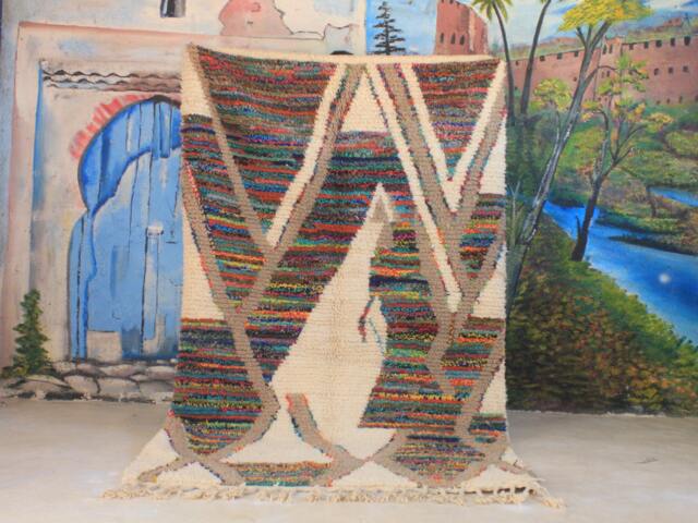 Moroccan Rug, Custom Fabulous Boujad Authentic, Azilal Rug - image 1