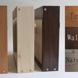Wood Wall Mounted Magazine Rack. Mid Century Holder. Wall Bookshelf. Newspaper Agnese - thumbnail 4
