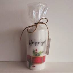 Santa Belt Christmas Lantern Jar Festive Table Centerpiece - thumbnail 4
