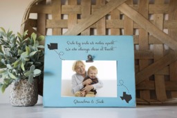 Grandma Picture Frame Long Distance Gift, Side By Side Miles Apart, Different States, Grandmother Mother's Day From Grandchild - thumbnail 1