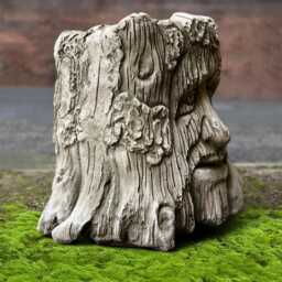 Outdoor Tree Planter Statue Concrete Flower Pot Sculpture Cement Plant Figurine Stone Garden Ornament Planter Lover Gift Yard Art - thumbnail 2
