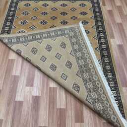 4.6x6.6 Beige Color Bokhara Rug - 1.40x2.00 Bedroom Luxury Area Turkish Fine Quality Afghan - thumbnail 4