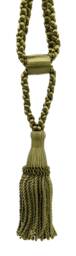 "D??copro Curtain & Drapery Tassel Tieback, Adjustable Cord Length, Length 5 1/2"", Spread 24"