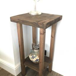 Table/Bedside Occasional Side Telephone Wifi Corner Bespoke - Rustic Handmade Free Delivery - thumbnail 2