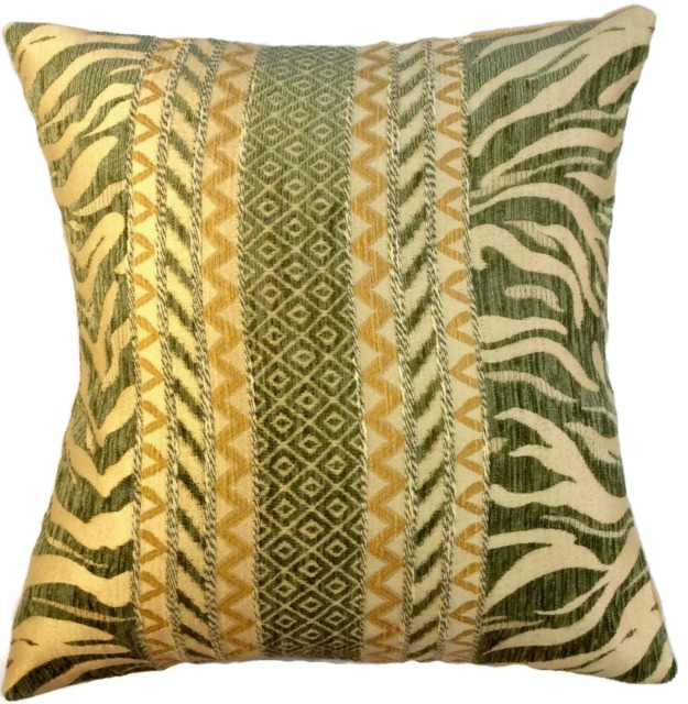 Animal Print Pillow Cover, Print Throw Pillow, Toss Throw Zebra Accent Decorative Pillow - image 1