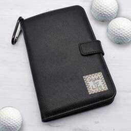 Ska'd For Life Design - Personalised Leatherette Golf Organiser Complete With Divot Repairer, Marker, Tees, Scorecard & Pencils - thumbnail 1