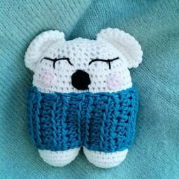 Ready Delivery Baby Polar Bear - Rattle - thumbnail 3