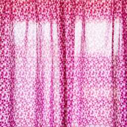 Hand Block Printed Cafe Curtains Lilac Geometrical Print, Short Curtain Panels - Set Of Two - thumbnail 3