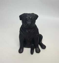 Pug Statue, Pet Memorial, Portrait Custom, Pug, Dog Portrait, Art, Gifts For Lovers, Clay Sculpture, Sculpture - thumbnail 1
