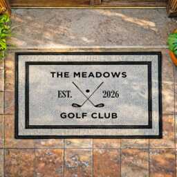 Custom Family Name Front Step Rug, All Season Entrance Mat - thumbnail 3