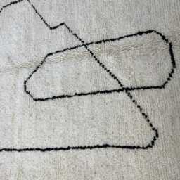 Cute Moroccan Rug 5.3x8.4 Ft - White Beni Ourain Area Rugs For Living Room Authentic Rug Large Berber - thumbnail 2