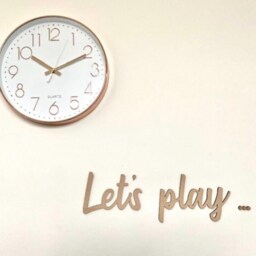 Let's Play ... - Reading Corner Quotes Children's Bedroom Playroom Wall Art Accessory Wooden Nursery Decor Scandi Boho Decoration - thumbnail 3