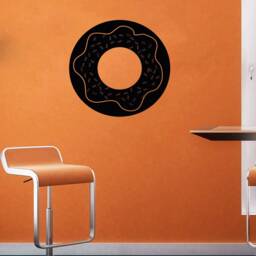 Donut Wall Decal Removable Vinyl Sticker T1002 - thumbnail 1