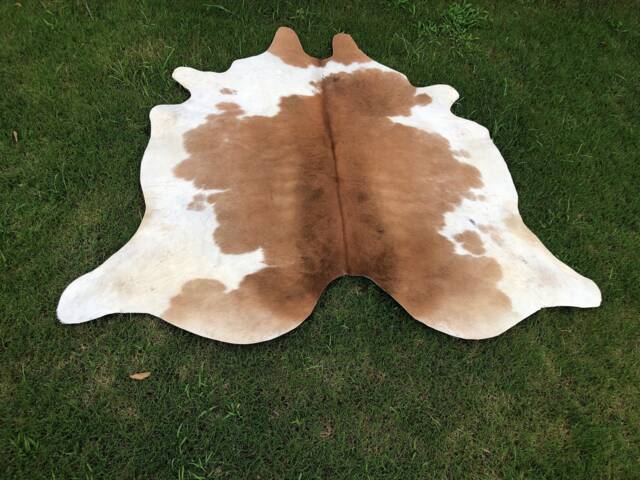 Amazing Brown Cowhide, Speckled Cow Skin Rug Brown/White, Leather Cowhide Hair Rug, Custom Area For Living Room, Home Decor Gift Her - image 1