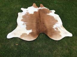 Amazing Brown Cowhide, Speckled Cow Skin Rug Brown/White, Leather Cowhide Hair Rug, Custom Area For Living Room, Home Decor Gift Her - thumbnail 1