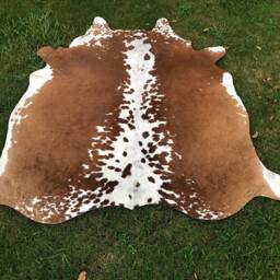 Amazing Brown Cowhide, Speckled Cow Skin Rug Brown/White, Leather Cowhide Hair Rug, Custom Area For Living Room, Home Decor Gift Her - thumbnail 3