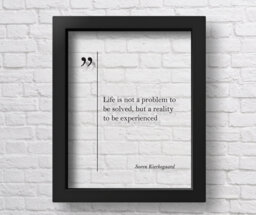 Transparent Soren Kierkegaard Quote Life Quotes Wall Art Print Great Poster Graduation Gift - thumbnail 1