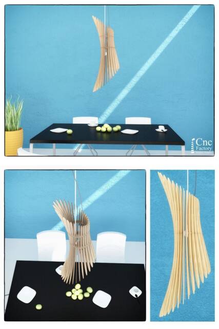 Cnc New York Lamp Laser Cut Wood Lamp Plans - Digital Download - image 1