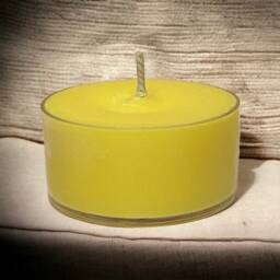 Lemon Pound Cake Soy Candle Tealights Rustic Home Fragrance - thumbnail 3