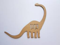 Personalised Dinosaur Shape Wooden Wall/Door Hanging-Wall Hanging-Kids Door Sign-Custom Name-Kids Gift-Baby Gift-Lasercut-Plaque