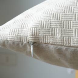 Neutral Striped Pillow Cover - thumbnail 4
