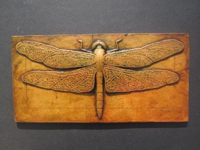 Dragonfly Ancient Egyption Style Wall Art - image 1