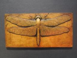 Dragonfly Ancient Egyption Style Wall Art - thumbnail 1