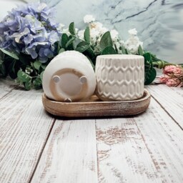 Candle Vase, Ceramic Vase Candle, Natural Soybean Wax, 20Oz, Gorgeous White Handmade Vases, Reusable Candles, Summer Luxury Limited - thumbnail 4