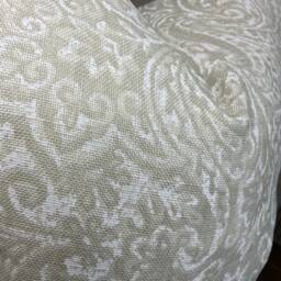 Harlequin Aureilia Cushion Cover Sandstone/ Chalk, Linen Timeless Printed Design Double Sided, Handmade in Uk, Home Decor - thumbnail 2