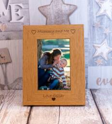 Personalised Photo Frame & L Daddy Me Mummy