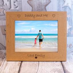 Personalised Photo Frame & L Daddy Me Mummy - thumbnail 2