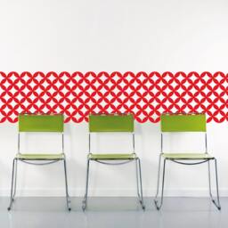 Moorish Circle Pattern Wall Decal - Modern Accent Decor - thumbnail 1