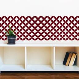 Moorish Circle Pattern Wall Decal - Modern Accent Decor - thumbnail 2
