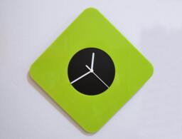Simply Lime & Black - Wall Clock - thumbnail 1