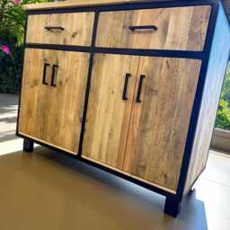 Kitchen Island Custom Made From Reclaimed Sustainable Timber - The Sainthill - thumbnail 3