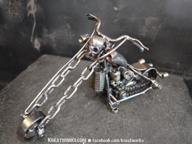 Skull Motorcycle - Small Item - image 1