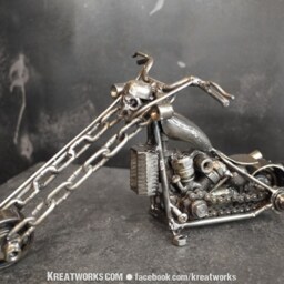 Skull Motorcycle - Small Item - thumbnail 2