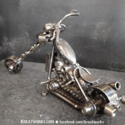 Skull Motorcycle - Small Item - thumbnail 3